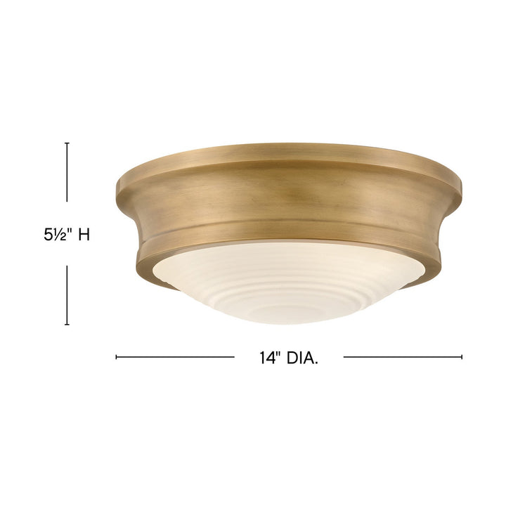 Hinkley Ellis Flush Mount Light (view 8)