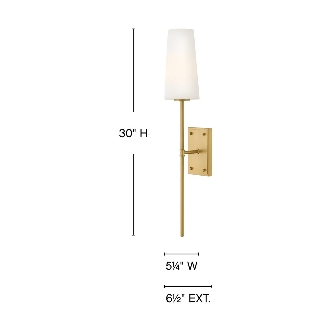Hinkley Saunders Slim Wall Sconce (view 16)