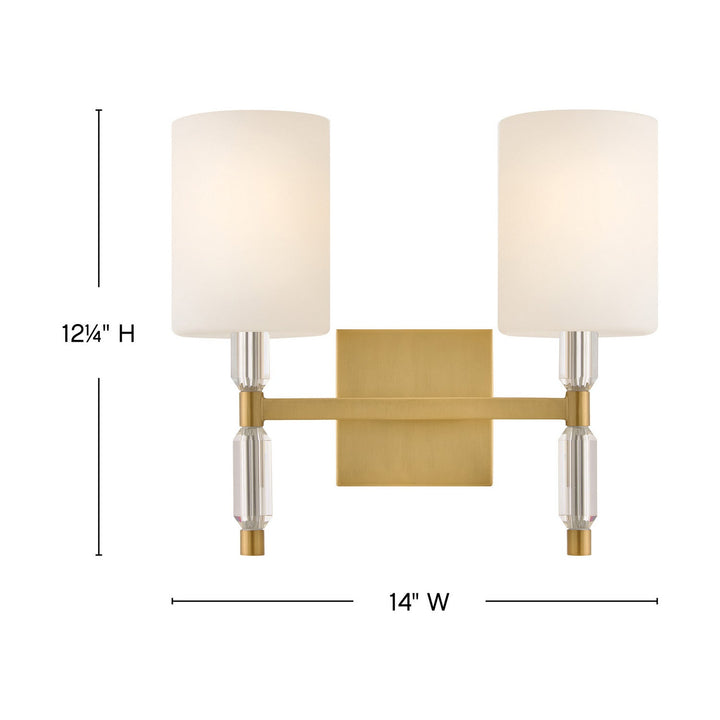 Hinkley Anika Bathroom Vanity Light (view 9)