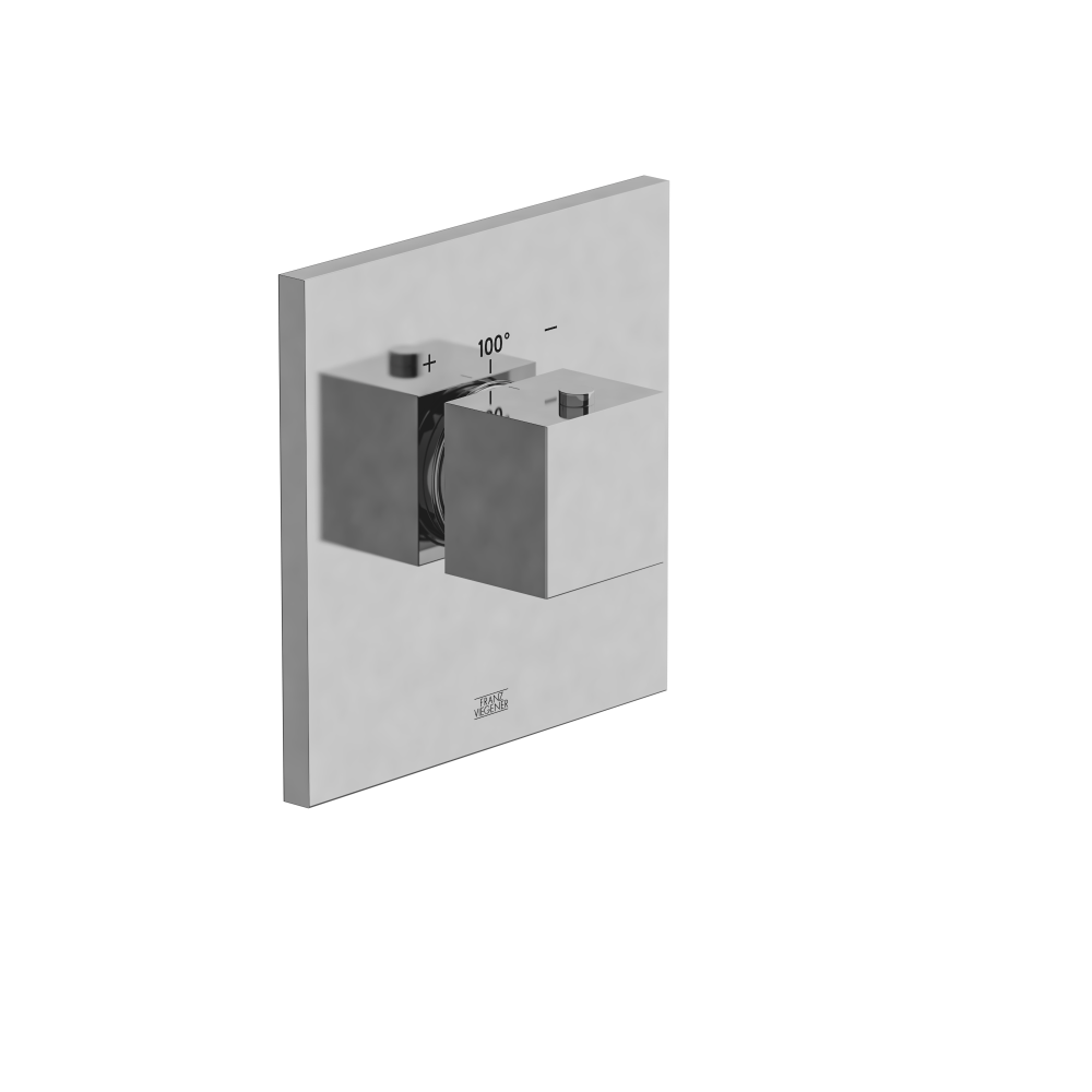 Franz Viegener Universal Square Thermostatic Wall Valve Trim