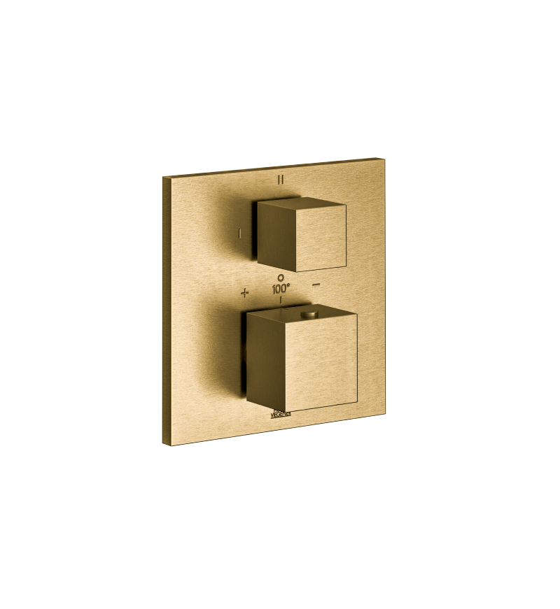 Franz Viegener Universal Square Thermostatic Wall Valve Trim