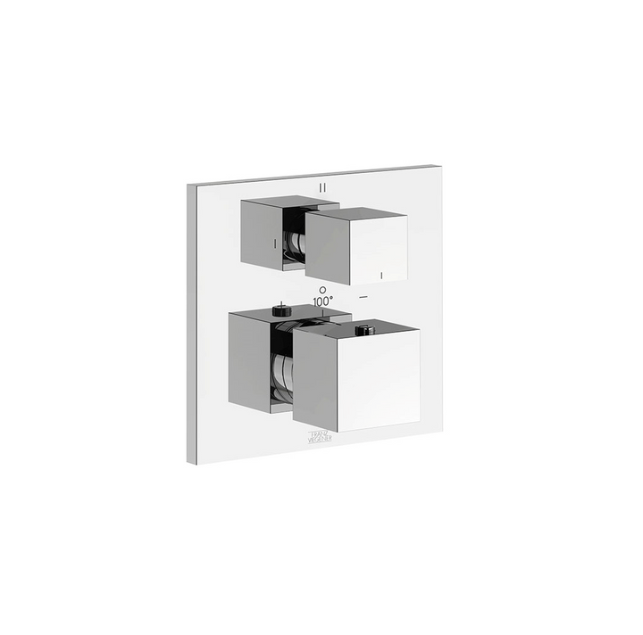 Franz Viegener Universal Thermostatic Wall Valve With Three Outlets
