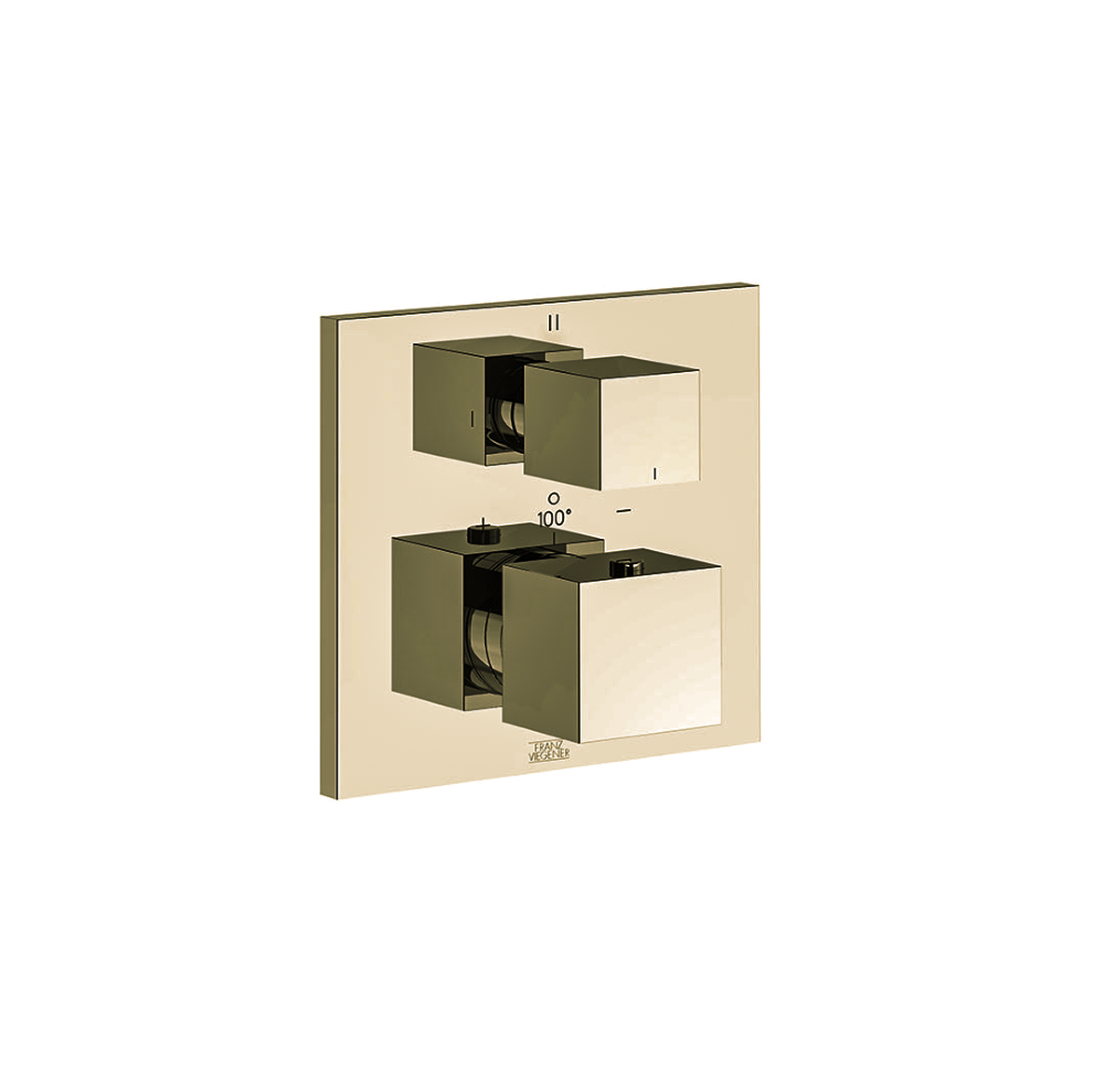 Franz Viegener Universal Thermostatic Wall Valve With Three Outlets
