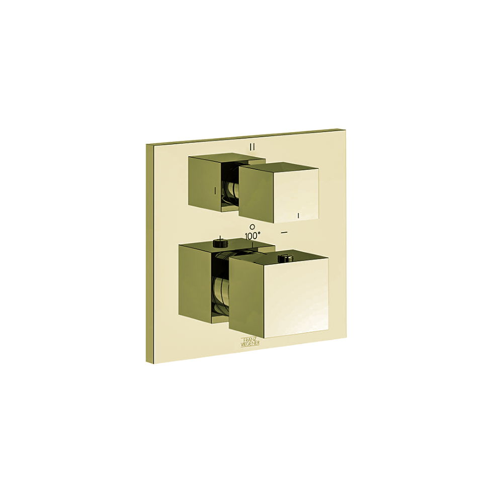 Franz Viegener Universal Thermostatic Wall Valve With Three Outlets