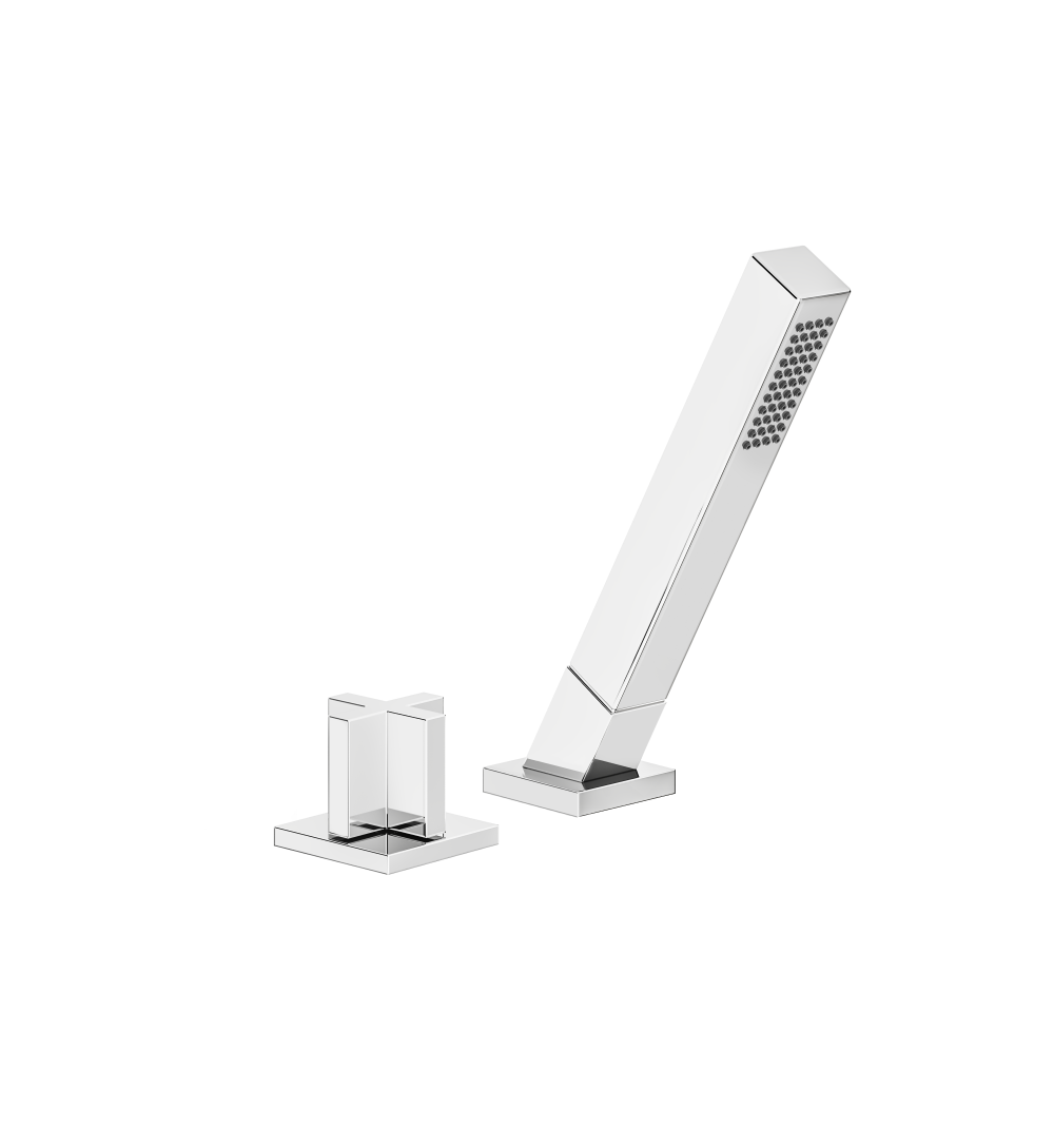 Franz Viegener Deck Mounted Roman Diverter Valve And Handshower Assembly