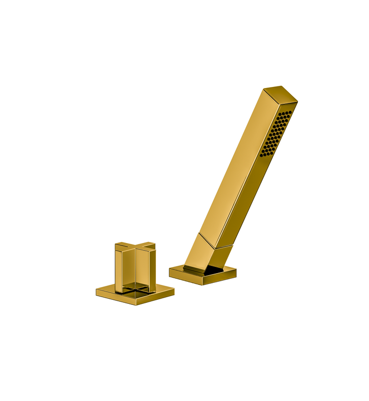 Franz Viegener Deck Mounted Roman Diverter Valve And Handshower Assembly