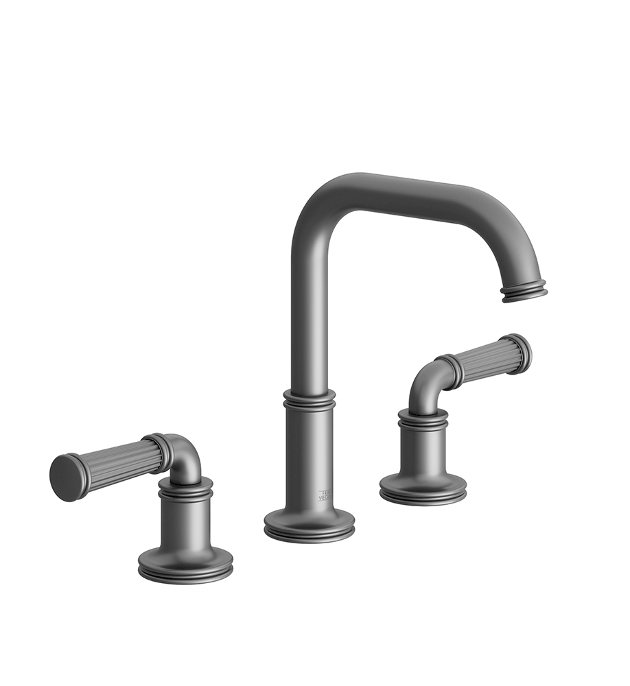 Franz Viegener Classic H Widespread Lavatory Faucet With Pop Up Drain Assembly