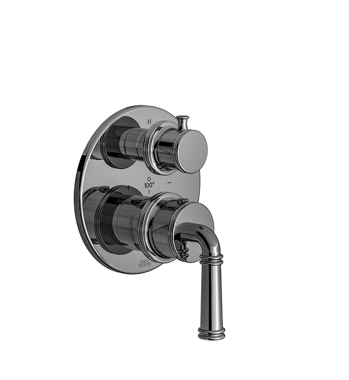Franz Viegener Classic Thermostatic Wall Valve With Three Outlets