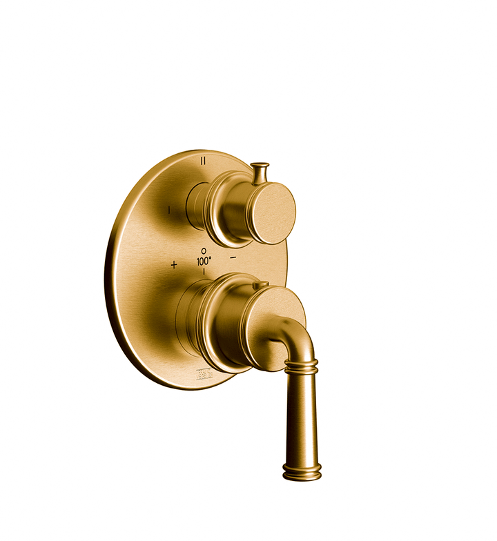 Franz Viegener Classic Thermostatic Wall Valve With Three Outlets
