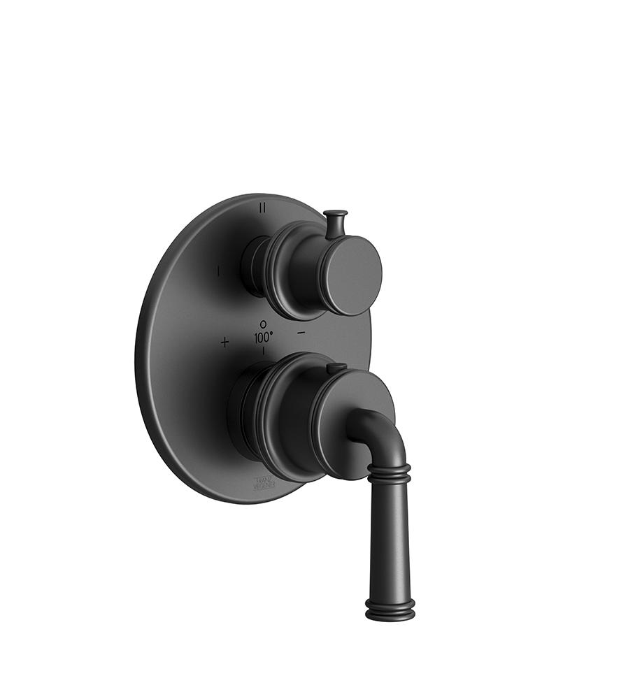Franz Viegener Classic Thermostatic Wall Valve With Three Outlets