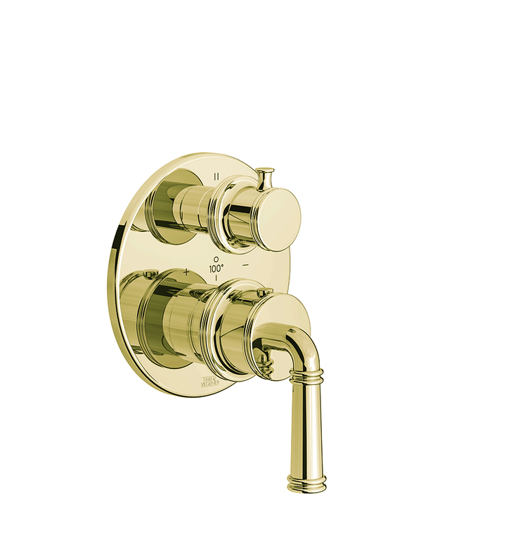 Franz Viegener Classic Thermostatic Wall Valve With Three Outlets