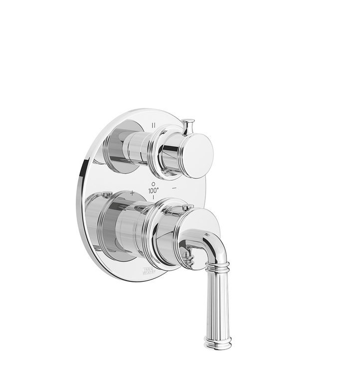 Franz Viegener Classic H Thermostatic Wall Valve With Three Outlets
