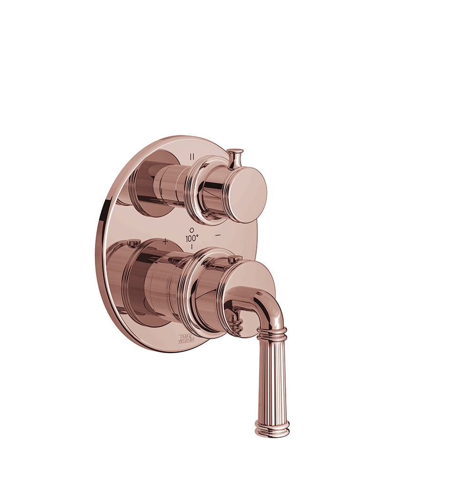 Franz Viegener Classic H Thermostatic Wall Valve With Three Outlets