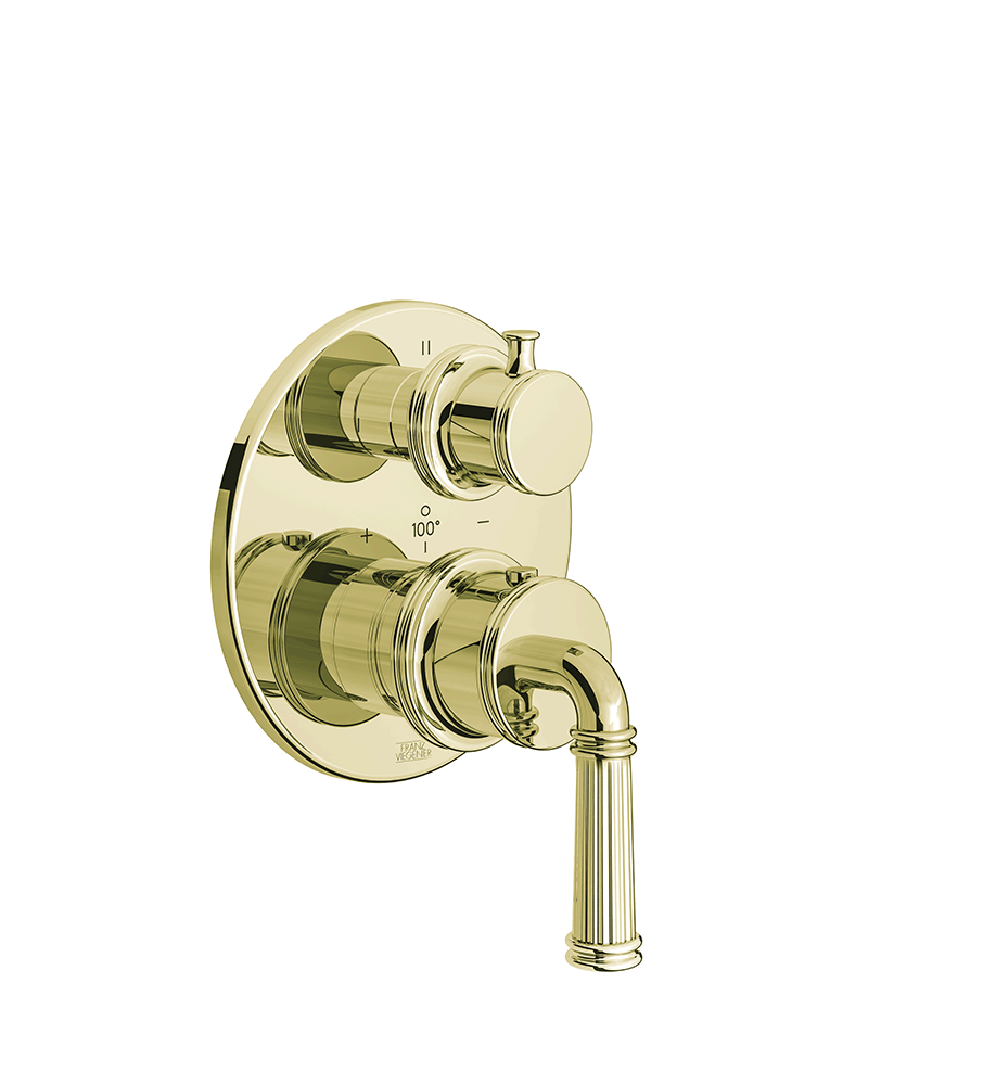 Franz Viegener Classic H Thermostatic Wall Valve With Three Outlets