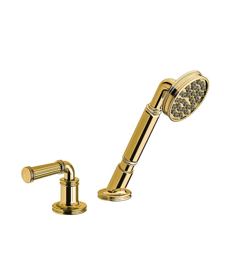 Franz Viegener Classic H Deck Mounted Roman Diverter Valve And Handshower Assembly