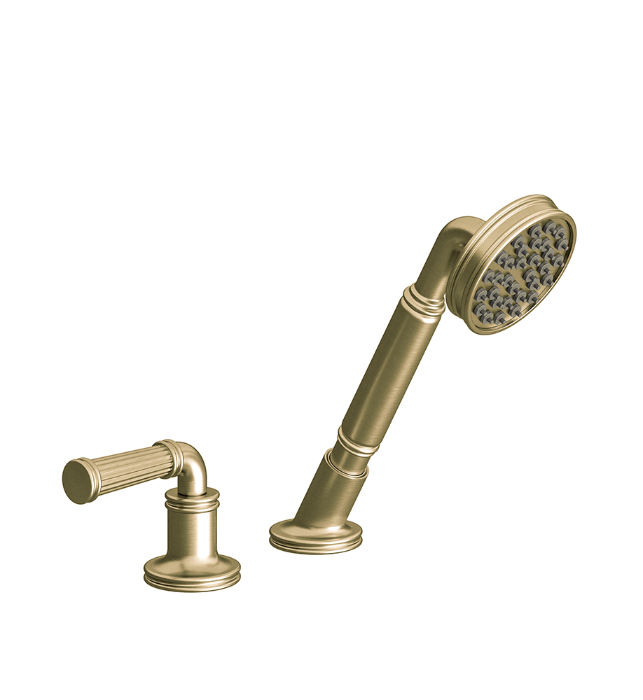 Franz Viegener Classic H Deck Mounted Roman Diverter Valve And Handshower Assembly