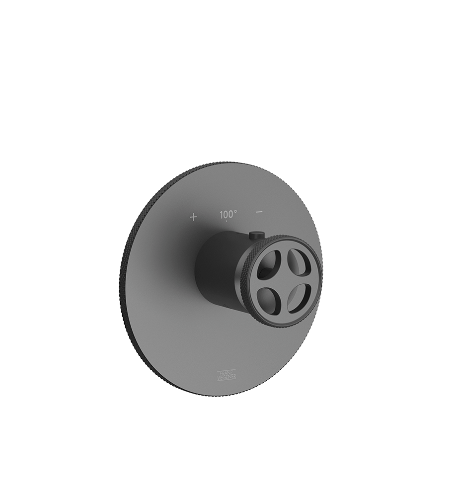 Franz Viegener Techno Chic Thermostatic Wall Valve Trim