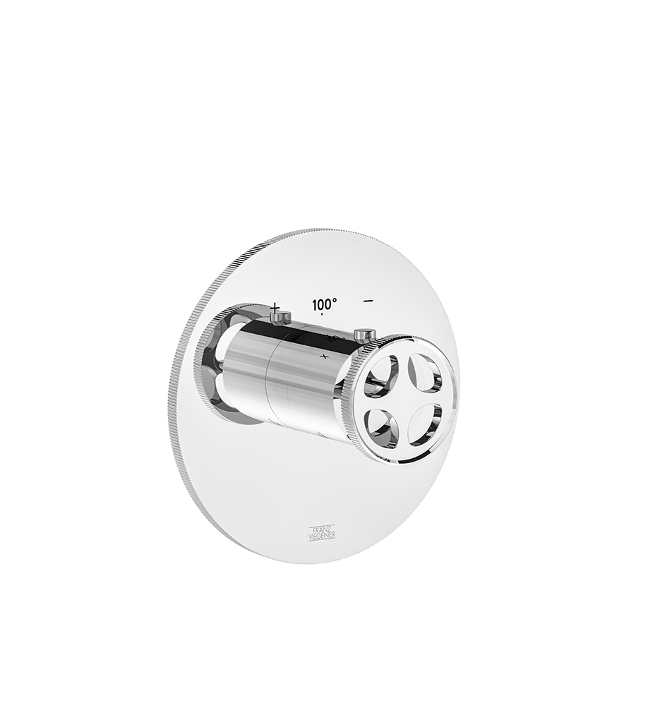 Franz Viegener Techno Chic Thermostatic Wall Valve Trim