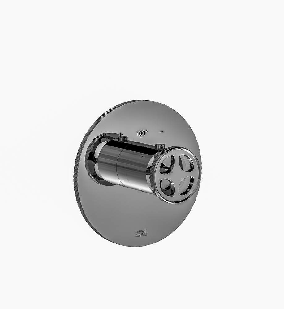 Franz Viegener Techno Chic Thermostatic Wall Valve Trim
