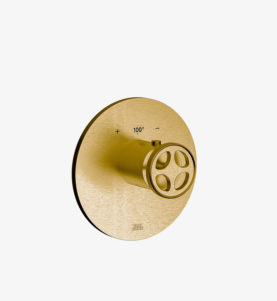 Franz Viegener Techno Chic Thermostatic Wall Valve Trim