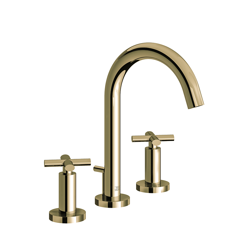 Franz Viegener Nerea Widespread Lavatory Faucet With Pop Up Drain Assembly