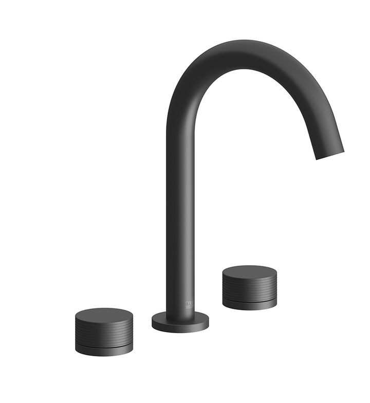 Franz Viegener Nerea Widespread Lavatory Faucet Rings Cylinder Handle With Pop Up Drain Assembly