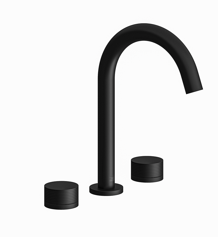 Franz Viegener Nerea Widespread Lavatory Faucet Rings Cylinder Handle With Pop Up Drain Assembly