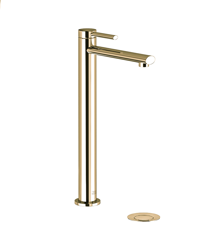 Franz Viegener Nerea Vessel Height Single Handle Luxury Lavatory Set With Push Down Pop Up Drain Assembly