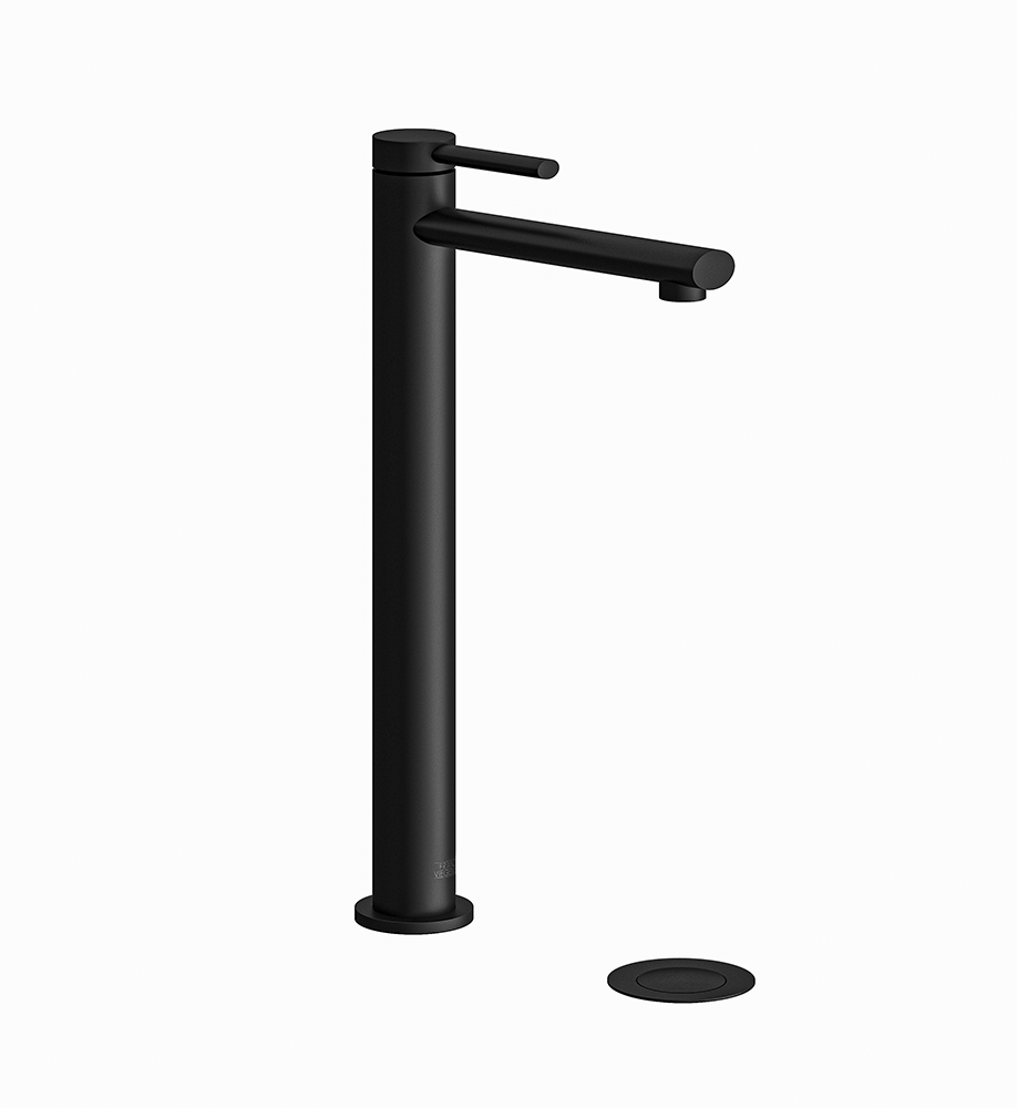 Franz Viegener Nerea Vessel Height Single Handle Luxury Lavatory Set With Push Down Pop Up Drain Assembly