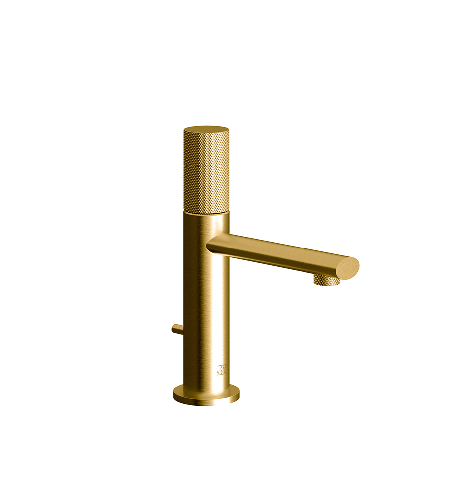 Franz Viegener Diamond Single Handle Luxury Lavatory Set Knurling Cylinder Handle