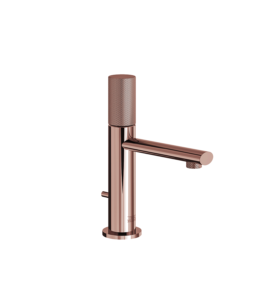 Franz Viegener Diamond Single Handle Luxury Lavatory Set Knurling Cylinder Handle