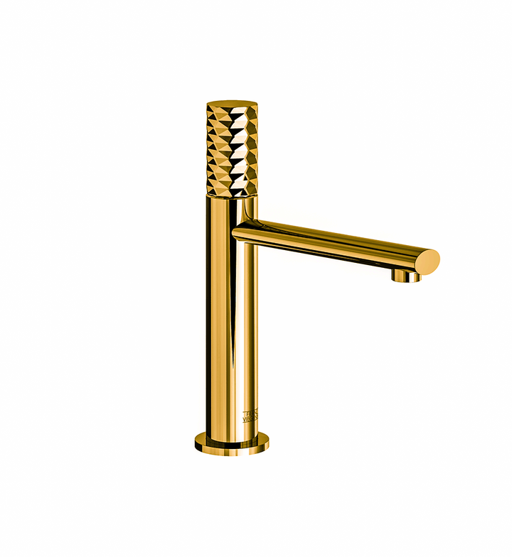 Franz Viegener Nerea Vessel Single Handle Lavatory Set Diamond Cylinder Handle