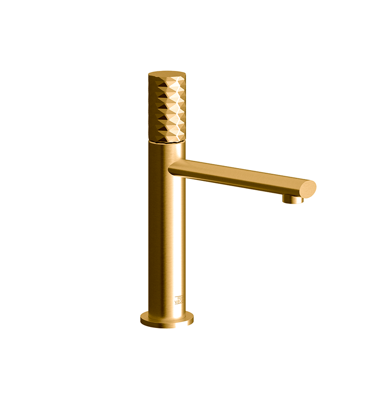 Franz Viegener Nerea Vessel Single Handle Lavatory Set Diamond Cylinder Handle