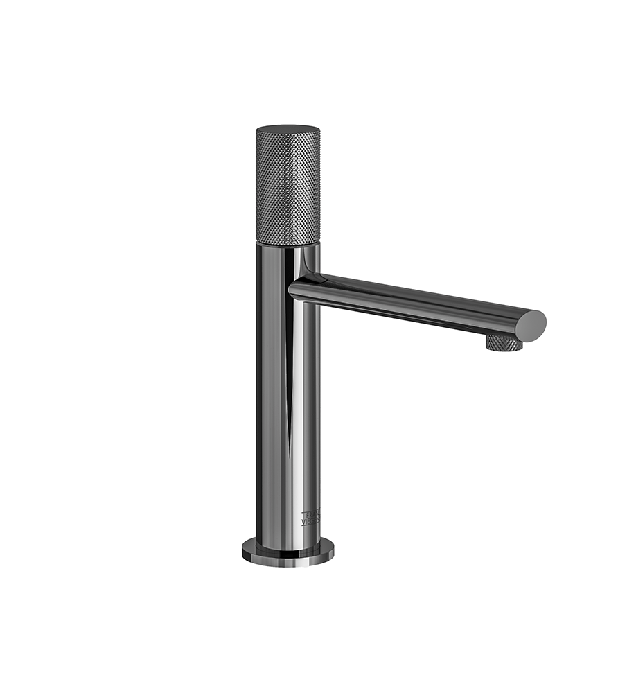 Franz Viegener Nerea Vessel Height Single Handle Luxury Lavatory Set Knurling Cylinder Handle