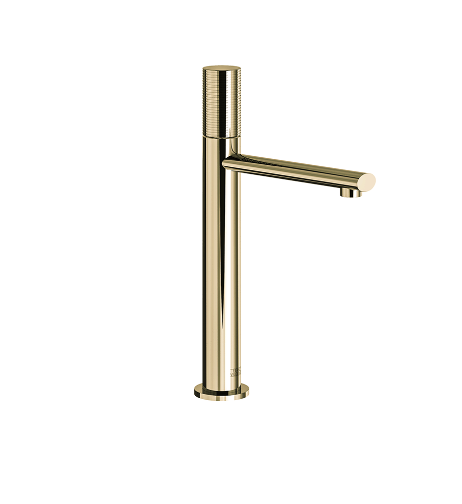 Franz Viegener Nerea Vessel Height Single Handle Luxury Lavatory Set Rings Cylinder Handle