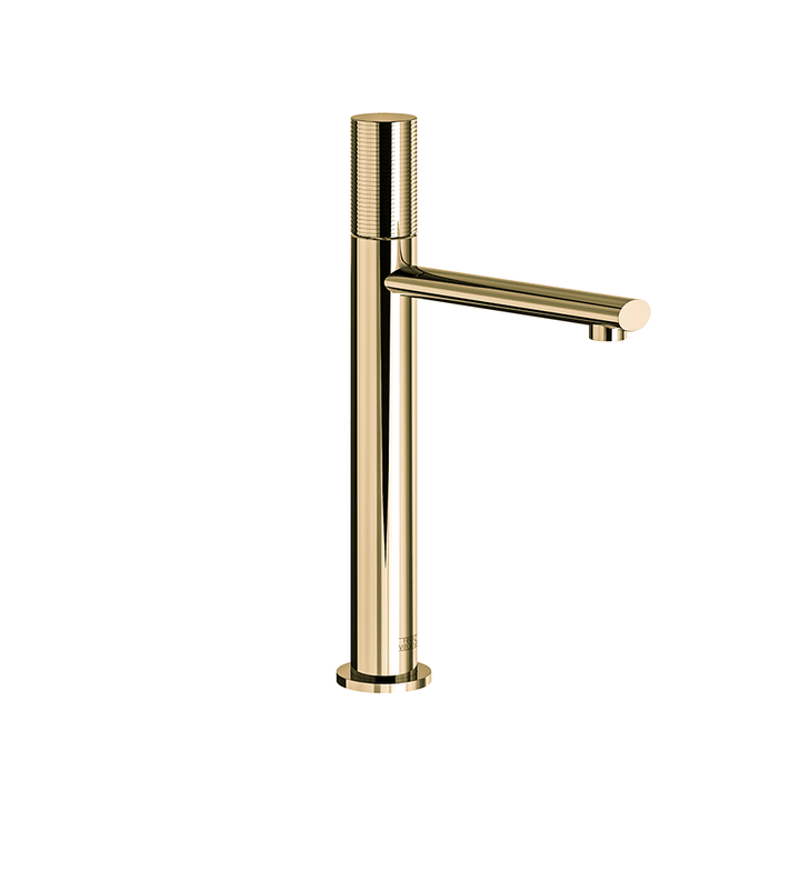 Franz Viegener Nerea Vessel Height Single Handle Luxury Lavatory Set Rings Cylinder Handle