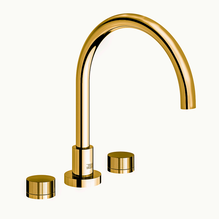 Franz Viegener Nerea Roman Bath Faucet Rings Cylinder Handle