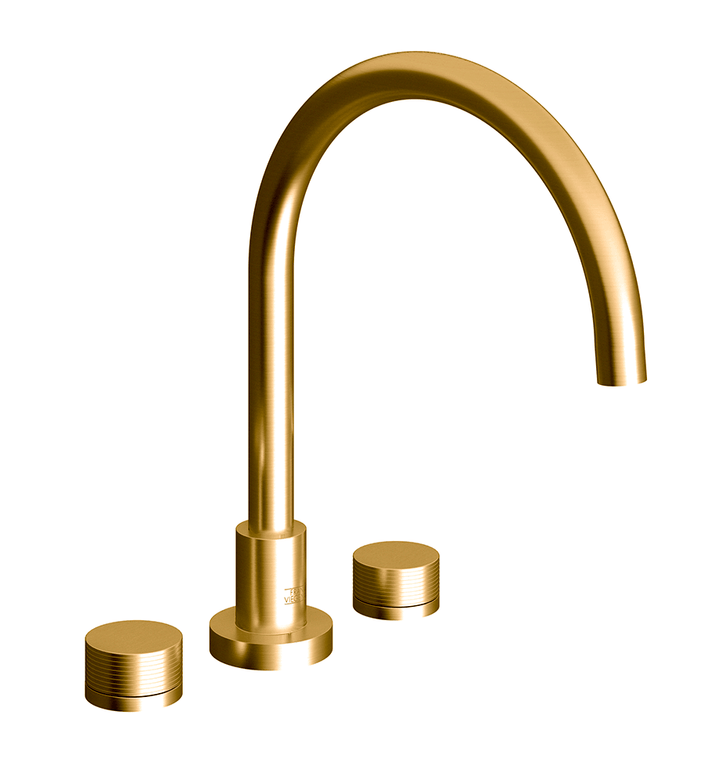 Franz Viegener Nerea Roman Bath Faucet Rings Cylinder Handle