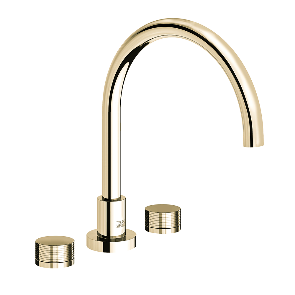 Franz Viegener Nerea Roman Bath Faucet Rings Cylinder Handle
