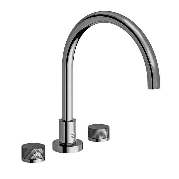 Franz Viegener Nerea Roman Bath Faucet Knurling Cylinder Handle