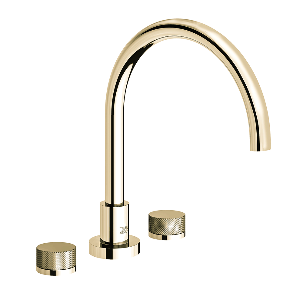 Franz Viegener Nerea Roman Bath Faucet Knurling Cylinder Handle