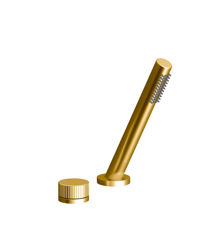 Franz Viegener Nerea Roman Diverter Valve Vertical Lines Cylinder Handle And Handshower Assembly