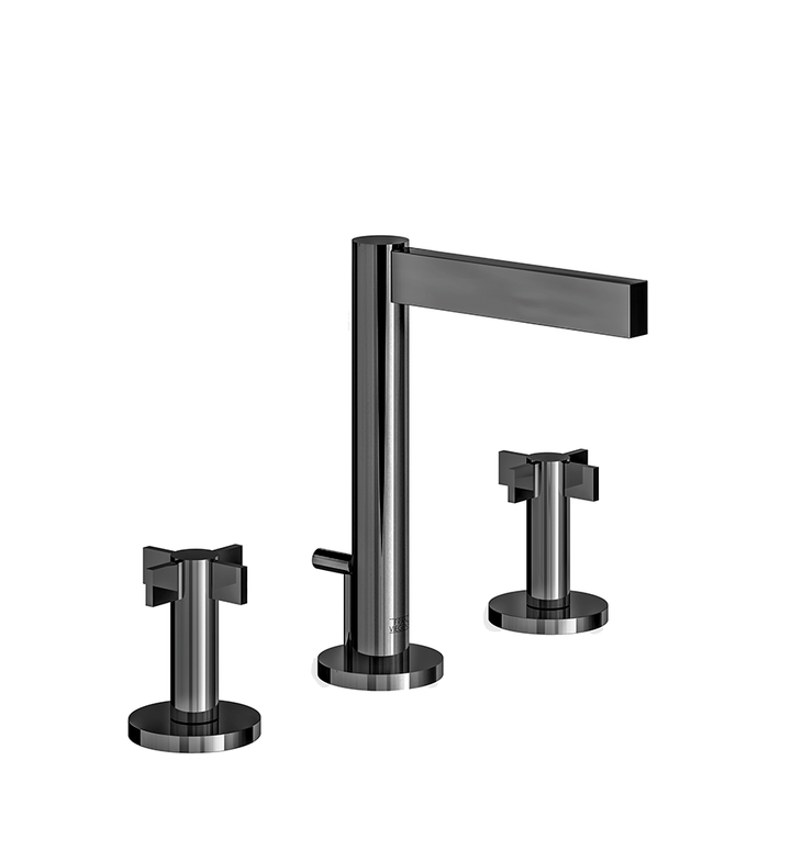 Franz Viegener Lollipop Widespread Lavatory Faucet With Pop Up Drain Assembly