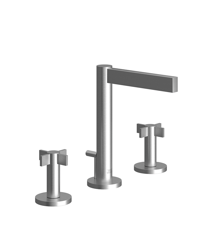 Franz Viegener Lollipop Widespread Lavatory Faucet With Pop Up Drain Assembly