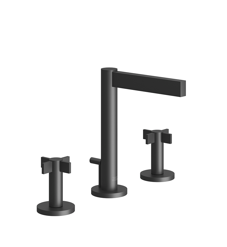 Franz Viegener Lollipop Widespread Lavatory Faucet With Pop Up Drain Assembly