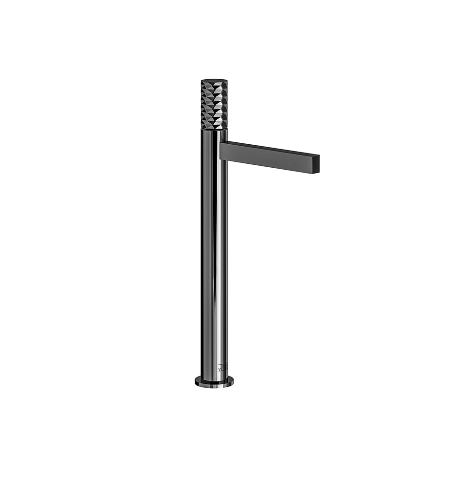 Franz Viegener Lollipop Tall Vessel Height Single Handle Lavatory Set Diamond Cylinder Handle