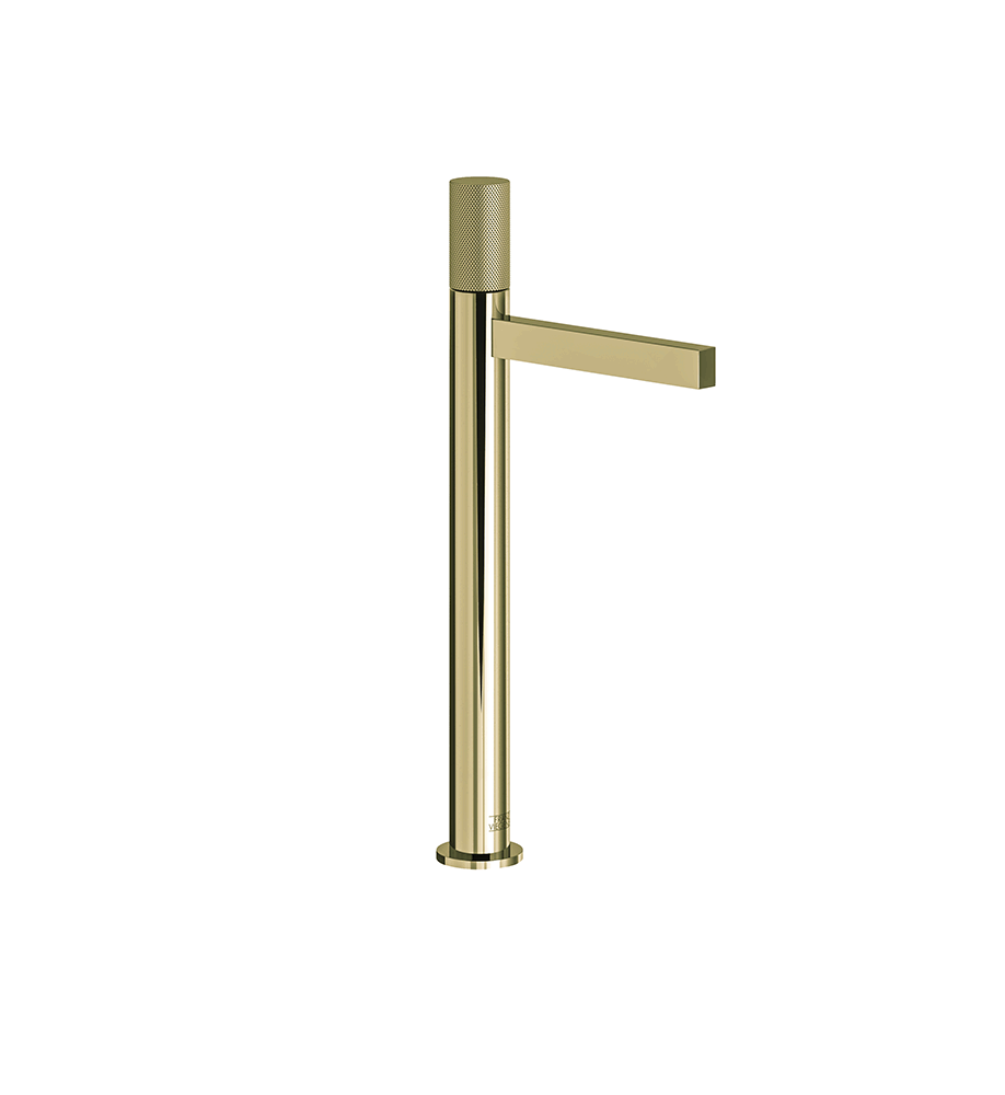 Franz Viegener Lollipop Vessel Height Single Handle Lavatory Set Knurling Cylinder Handle