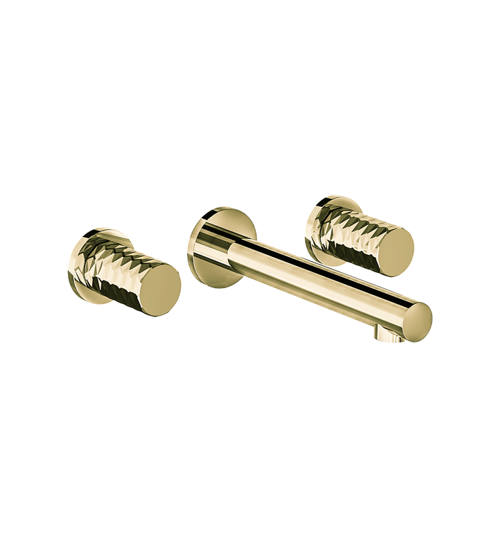 Franz Viegener Lollipop Wall Mounted Lavatory Faucet Diamond Cylinder Handle