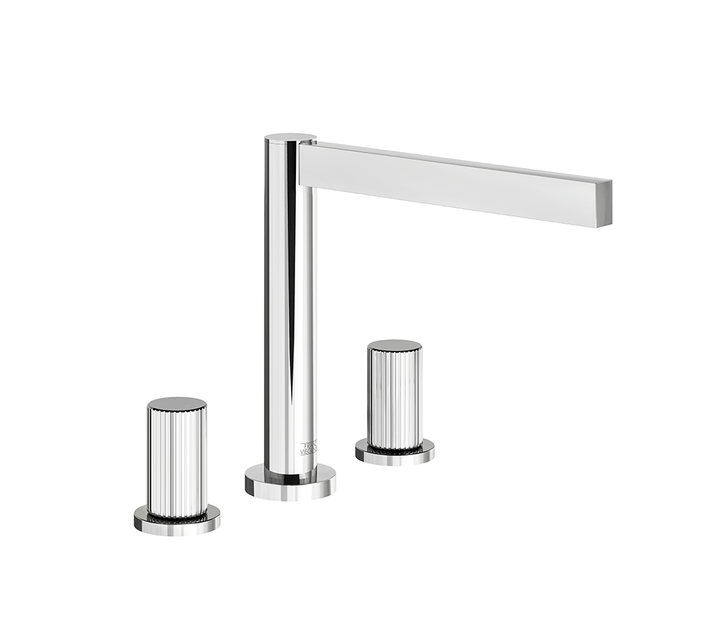 Franz Viegener Lollipop Roman Bath Faucet Vertical Lines Cylinder Handle