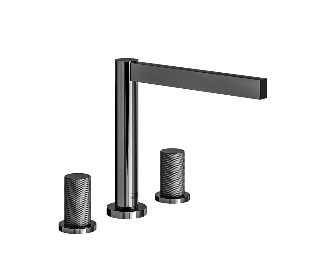 Franz Viegener Lollipop Knurling Roman Bath Faucet Knurling Cylinder Handle